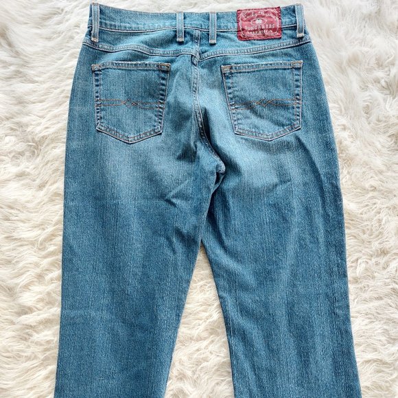 Lucky Brand Dungarees by Gene Montesano Straight Legs Denim Jeans 10/30 - Picture 4 of 9